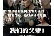 金贝体育官网-无懈可击的胜利之路，豪取多场高分胜利