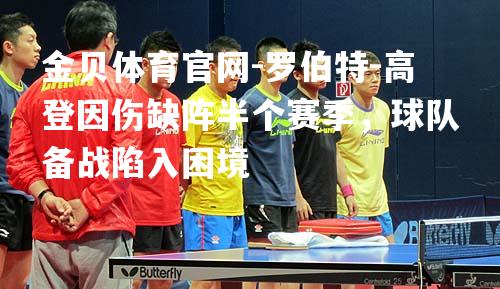 罗伯特-高登因伤缺阵半个赛季，球队备战陷入困境